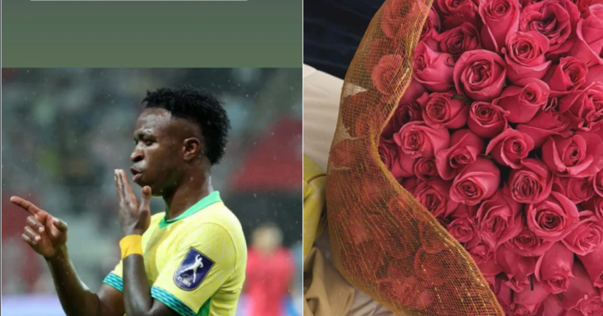 Vini Jr. posta música sobre rosas e Virginia ganha flores e bilhete em seguida