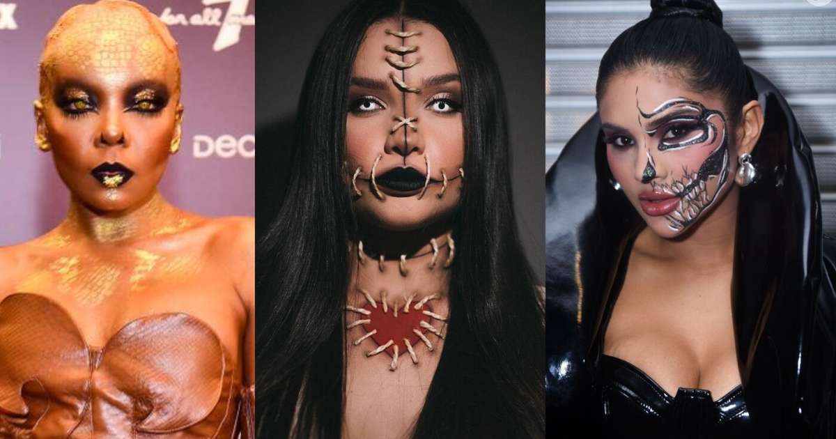 Maquiagem para Halloween: de caveira a zumbi e palhaço, veja 30 inspirações extravagantes e muito criativas de famosas