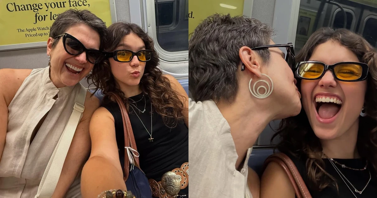 Filha de Sandra Annenberg ganha declaração da mãe após viralizar em vídeo com namorada: 'Ela me ensina'
