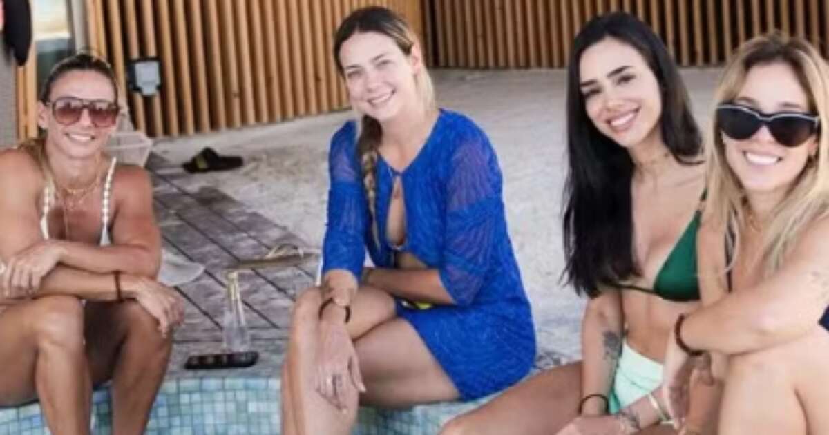 Bruna Biancardi curte churrasco com Carol Dantas na Arábia Saudita