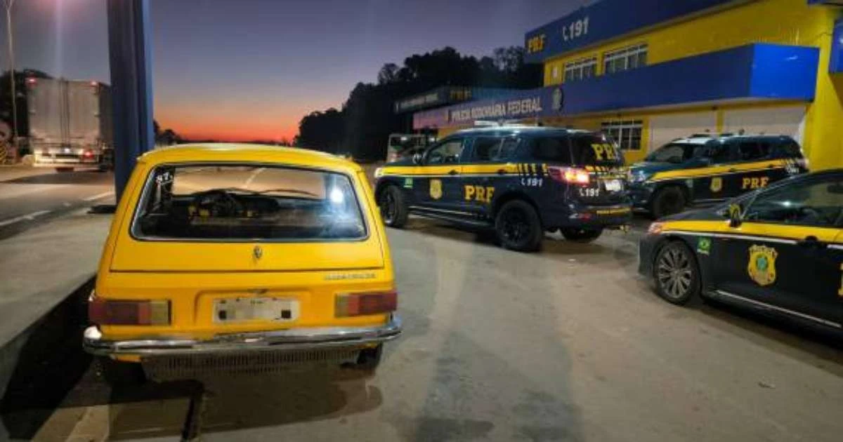 Homem é preso ao dirigir Brasília roubada há um ano na BR-285, em Passo Fundo