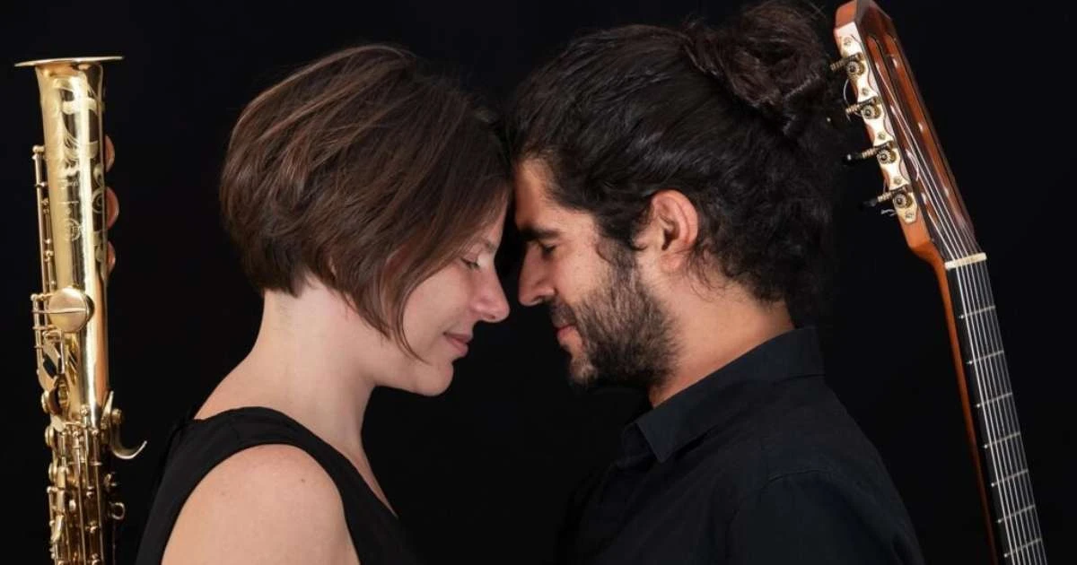 Duo in Uno, formado por violonista brasileiro e saxofonista italiana, lança primeiro álbum em Paris