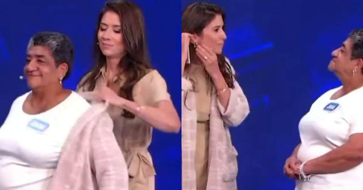 Rebeca Abravanel toma atitude para ajudar idosa no Roda a Roda e encanta a web: 'Muito especial'