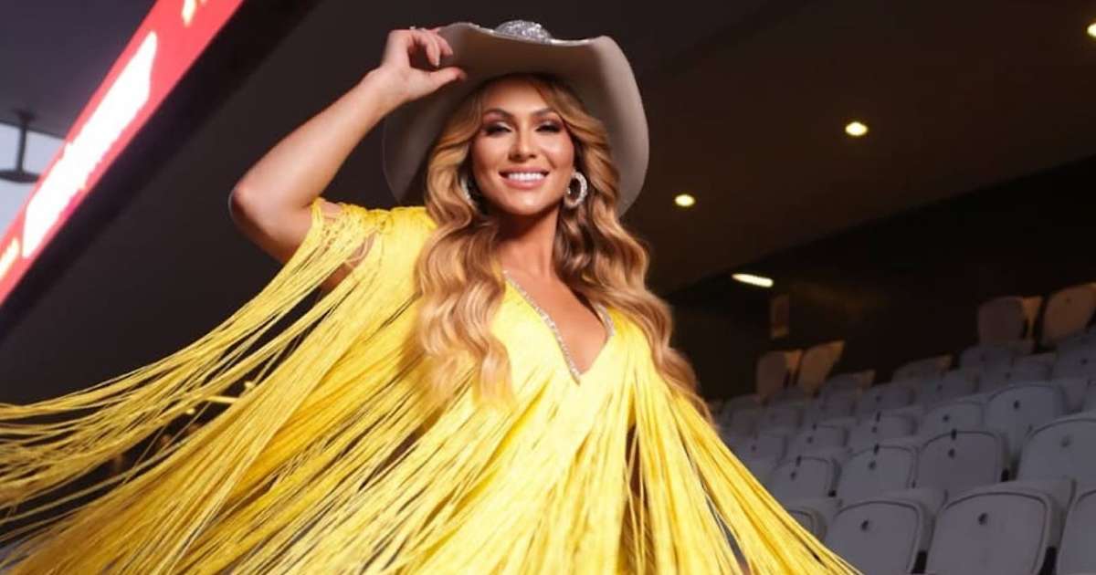 Quanto custou o look luxuoso de Lívia Andrade em festival sertanejo?