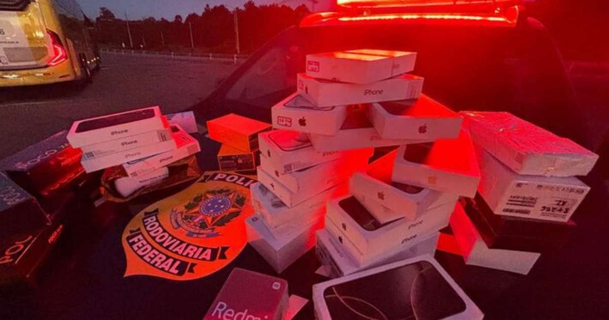 Como a polícia apreendeu carga de R$ 180 mil com iPhones e celulares da Xiaomi em SP