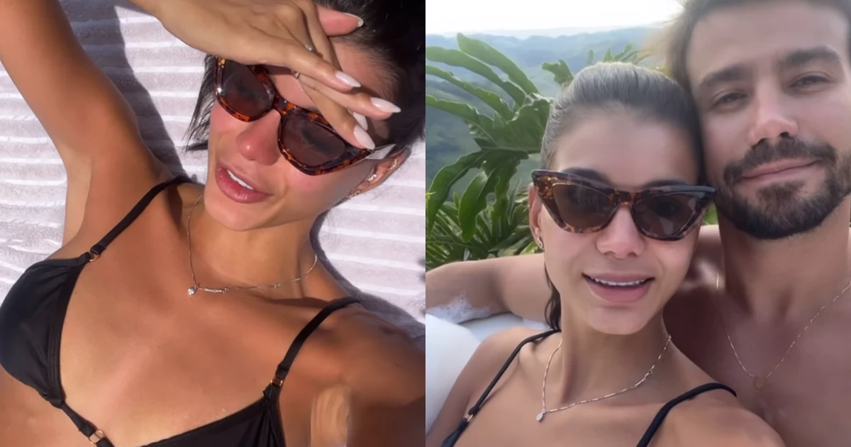 O mistério acabou! Jakelyne exibe foto em viagem de lua de mel: 'Perfeição'