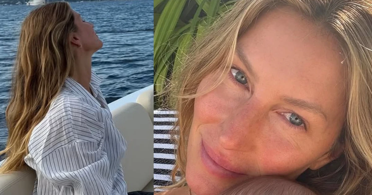 Gisele Bündchen surge sem maquiagem e com filho de 6 meses em fotos raríssimas da intimidade: 'Você foi tão...'