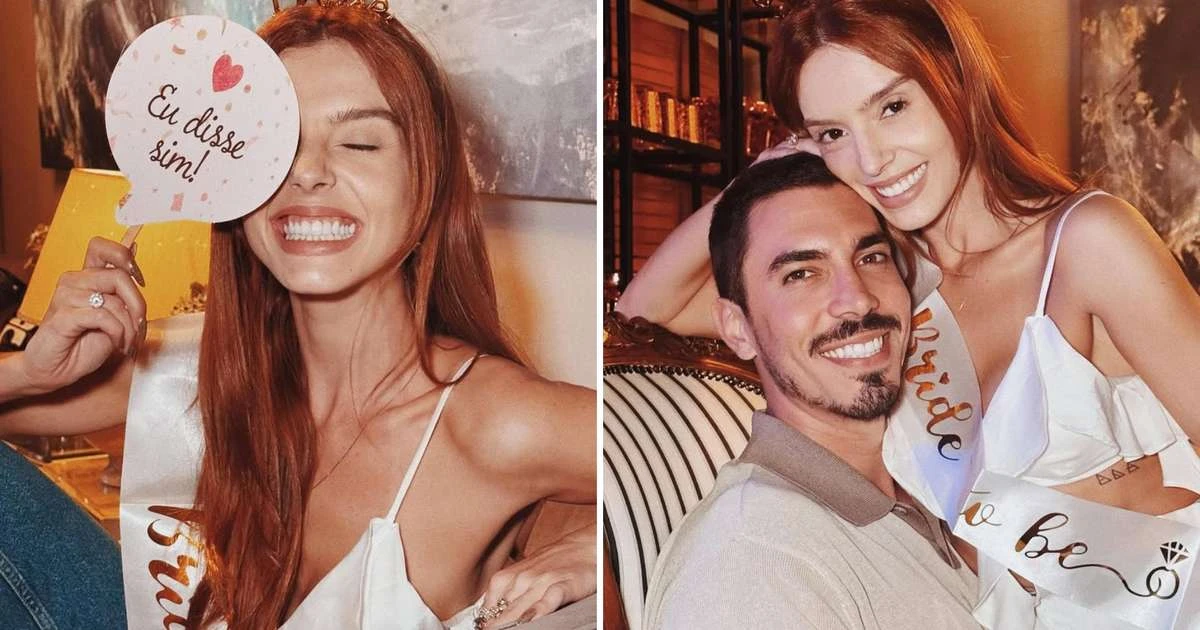 Giovanna Lancellotti exibe momento especial pré-casamento: 'Vestida de noiva'