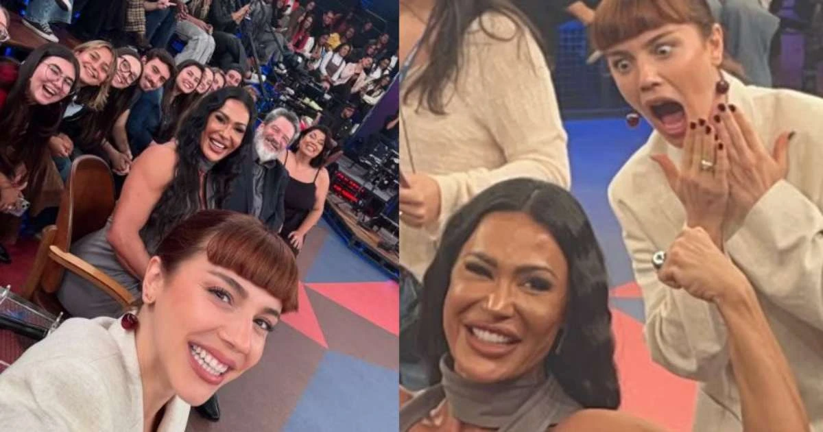 Alice Wegmann se choca com músculos de Gracyanne Barbosa; confira