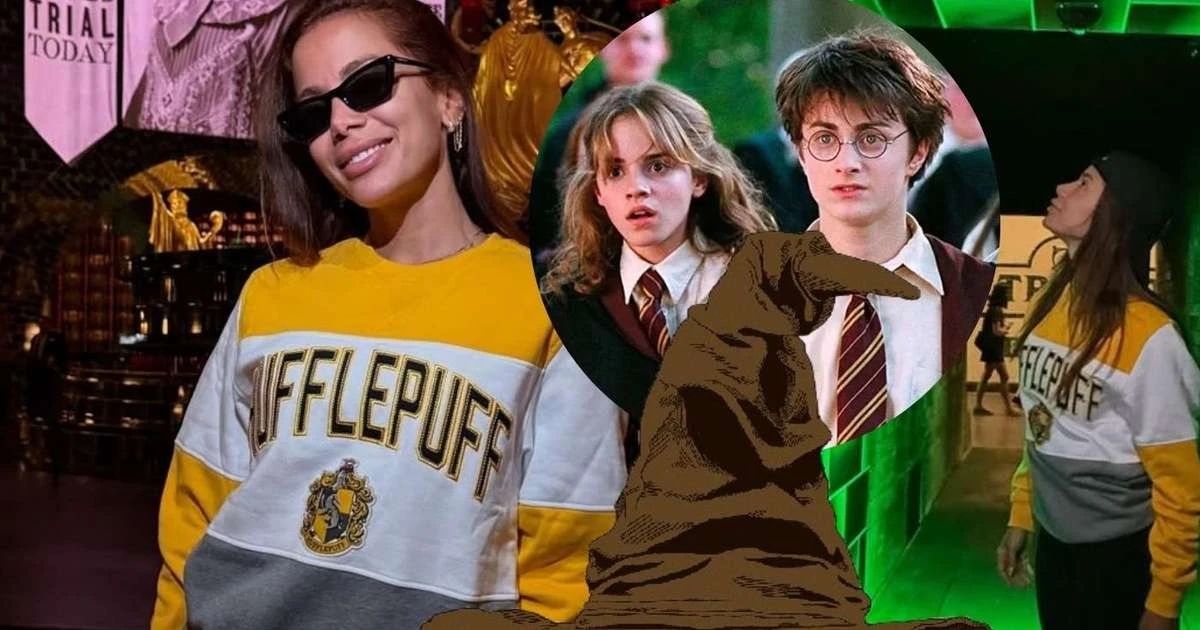 Anitta é da casa Lufa-Lufa? Look da cantora em parque de Harry Potter gera discussões entre fãs da saga