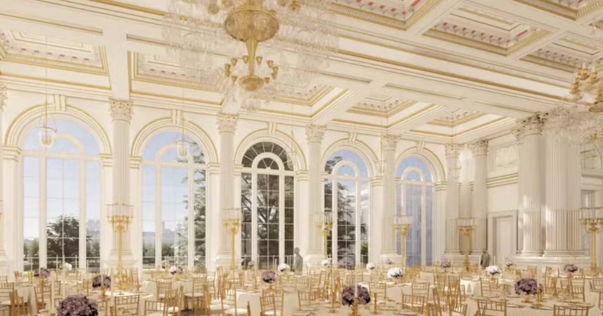 Gente? Trump tira dinheiro do próprio bolso para construir salão de festa na Casa Branca