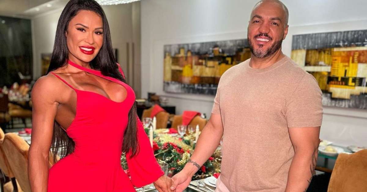 Gracyanne Barbosa revela por que passou o Natal com Belo: 'Muito amor'