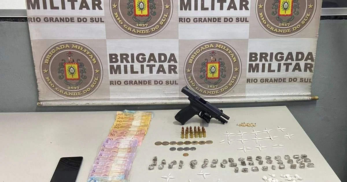 Operação em Porto Alegre: polícia encontra drogas e arma em abordagem no bairro Cascata