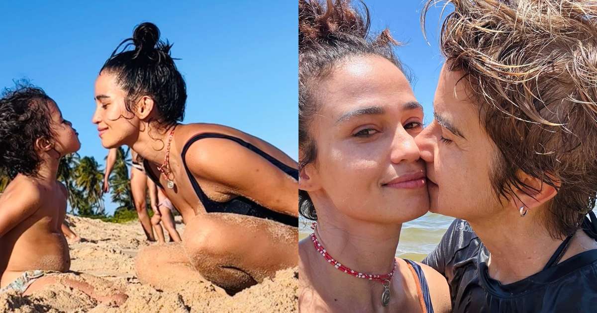 Nanda Costa encanta ao compartilhar momentos fofos com as filhas: 'Nosso amor'