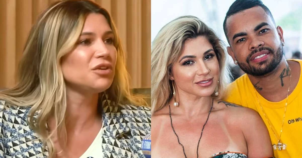 Dani Souza rebate críticas por aparência do marido, Dentinho: 'Ele é lindo'