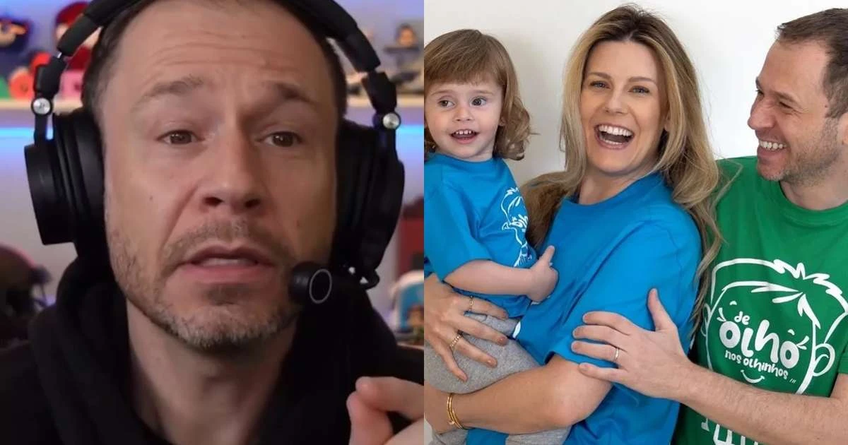 Tiago Leifert expõe fase complicada da filha após diagnóstico de câncer raro: 'Terrível'