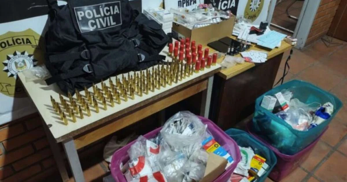 Farmácia do Crime: Polícia encerra esquema com Armas e Medicamentos em Porto Alegre