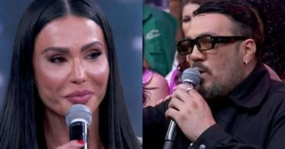 Belo alfineta Gracyanne Barbosa no 'Domingão': 'Teve um bom professor'