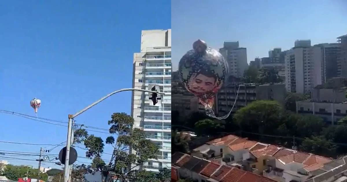 Balão cai, atinge residências e pega fogo na Vila Mariana, SP; veja vídeo
