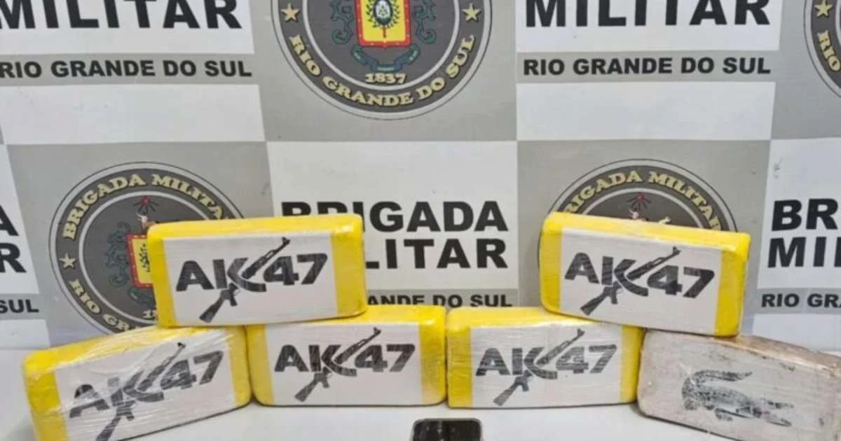 Jovem é flagrada com 6kg de drogas durante patrulhamento na Serra Gaúcha