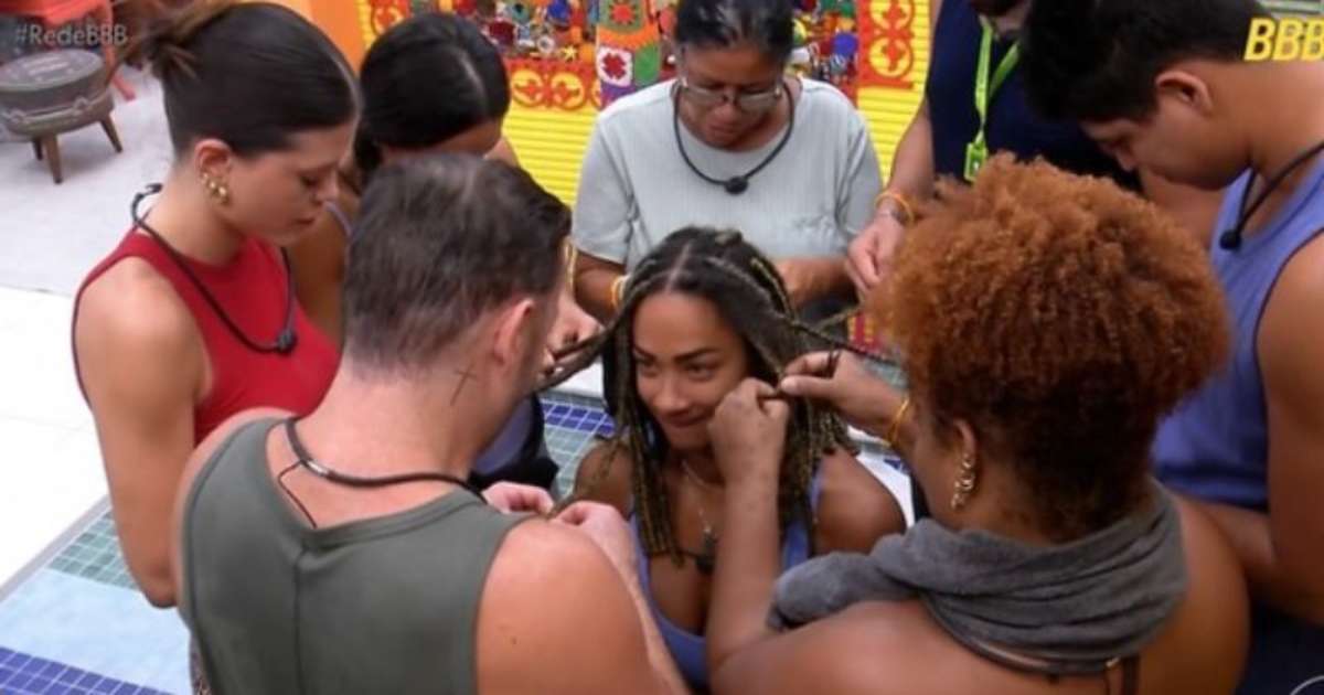 BBB 25: Aline faz mudança no cabelo e internet reage: 'Visual da superação'