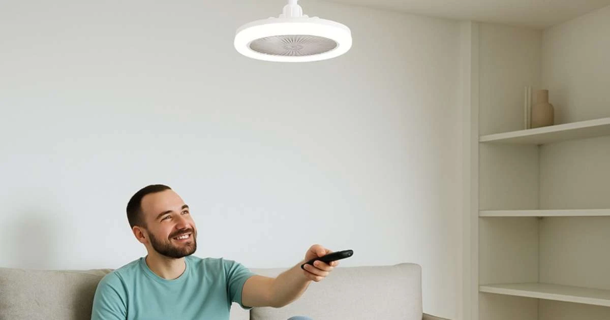 Instalação de lâmpadas ventiladores traz risco ao consumidor