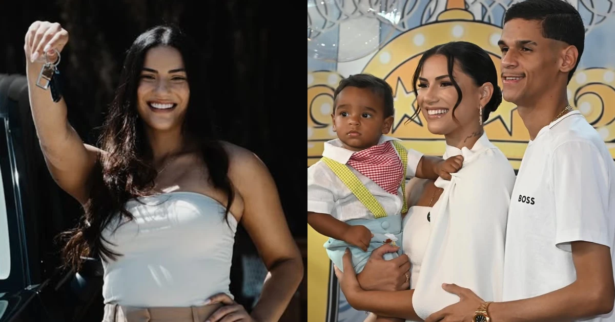 Namorada de Luva de Pedreiro ganha primeiro carro e agradece ao influenciador: 'Você é a razão disso tudo'