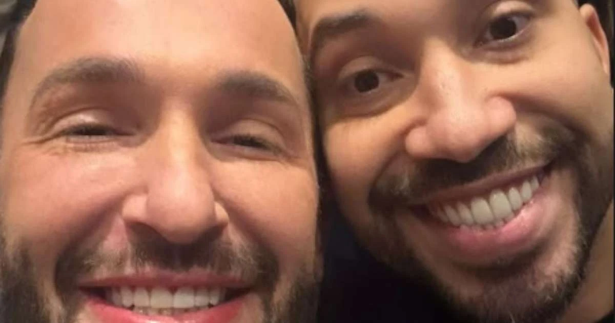Gil do Vigor e Diego Hypolito são flagrados de mãos dadas em evento
