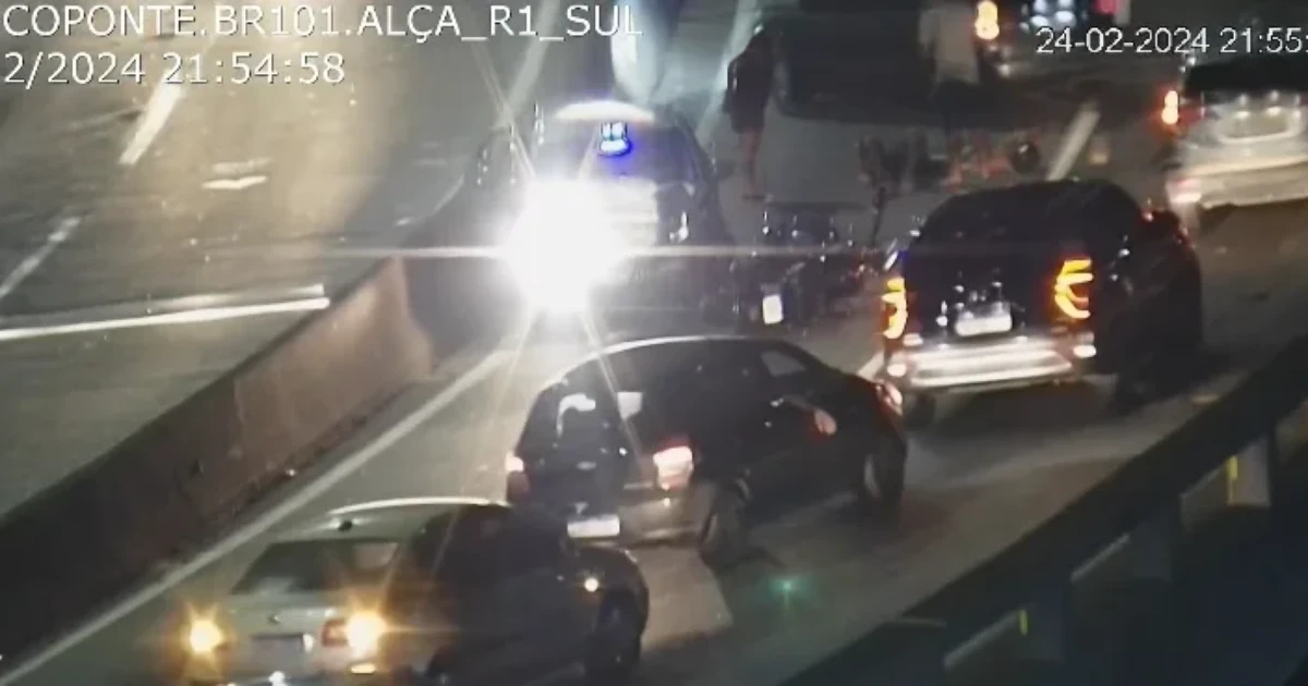 Motorista de app é denunciado por tentativa de homicídio após dirigir na contramão na Ponte Rio-Niterói