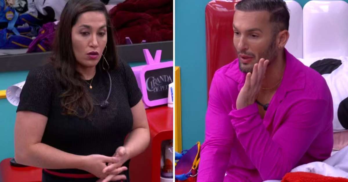 BBB 25: Diego e Daniele Hypolito brigam: 'Tudo você fica ofendida'