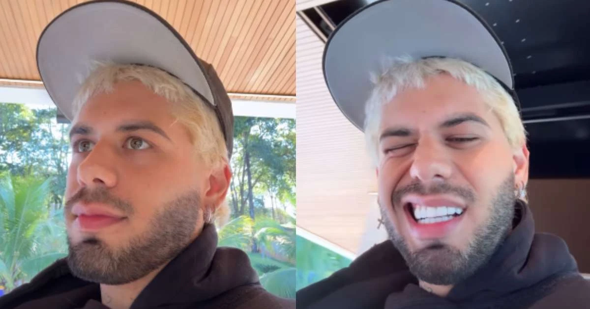 Deu ruim! Zé Felipe se machuca e relata fortes dores: 'Tomei uma e fui fazer graça'