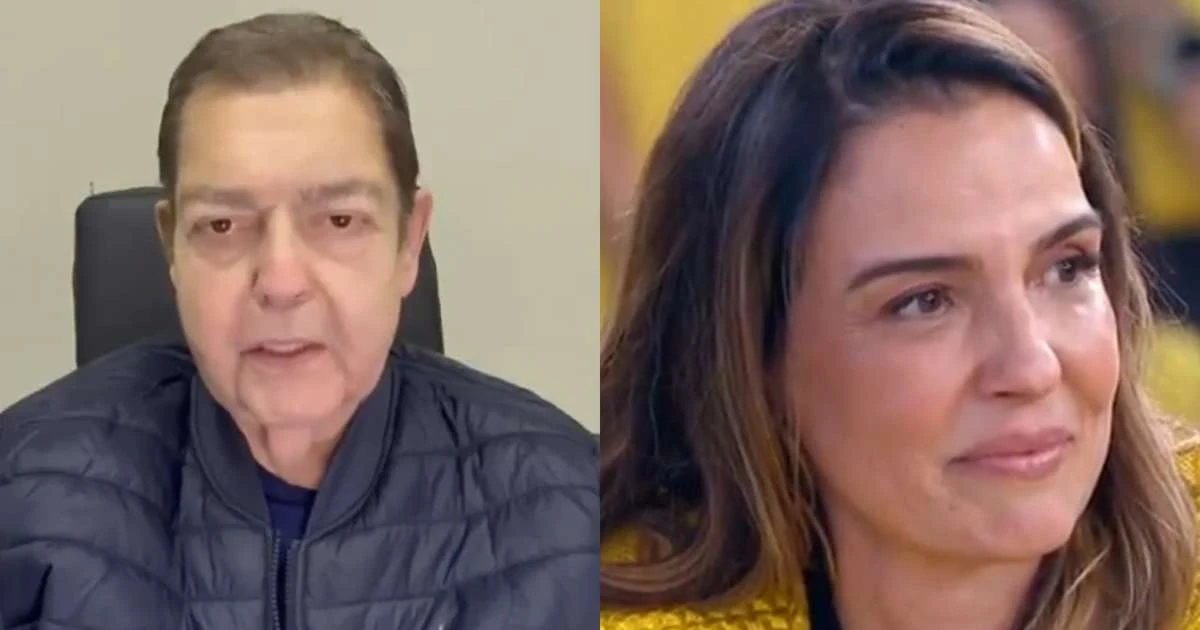 Faustão faz a esposa chorar em aparição surpresa no SBT: 'Agradeço a Deus por ter encontrado'