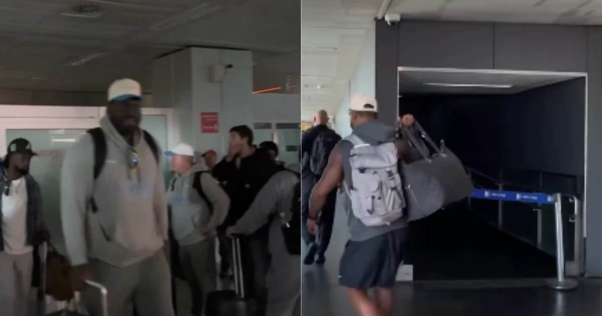Aeroporto Internacional de SP tem falta de energia em terminais; time da NFL desembarca no escuro