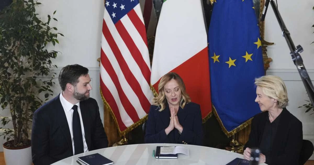 Vice-presidente americano encontra presidente da Comissão Europeia para falar de direitos aduaneiros