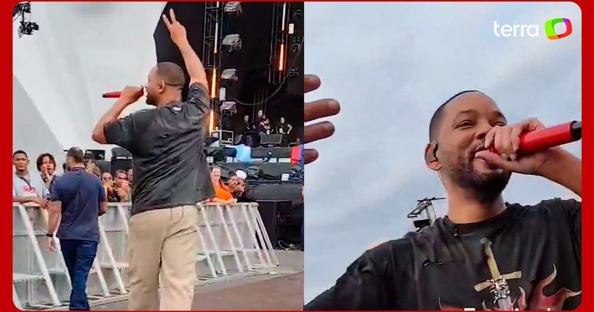 Will Smith interage com o público em passagem de som para o Rock in Rio; vídeo