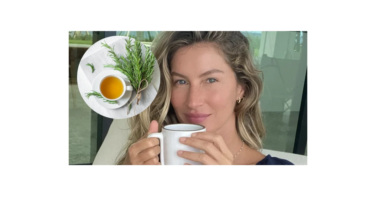 Alecrim na dieta de Gisele Bündchen: em casa, faça o chá da erva que melhora a digestão, promove o crescimento capilar e mais