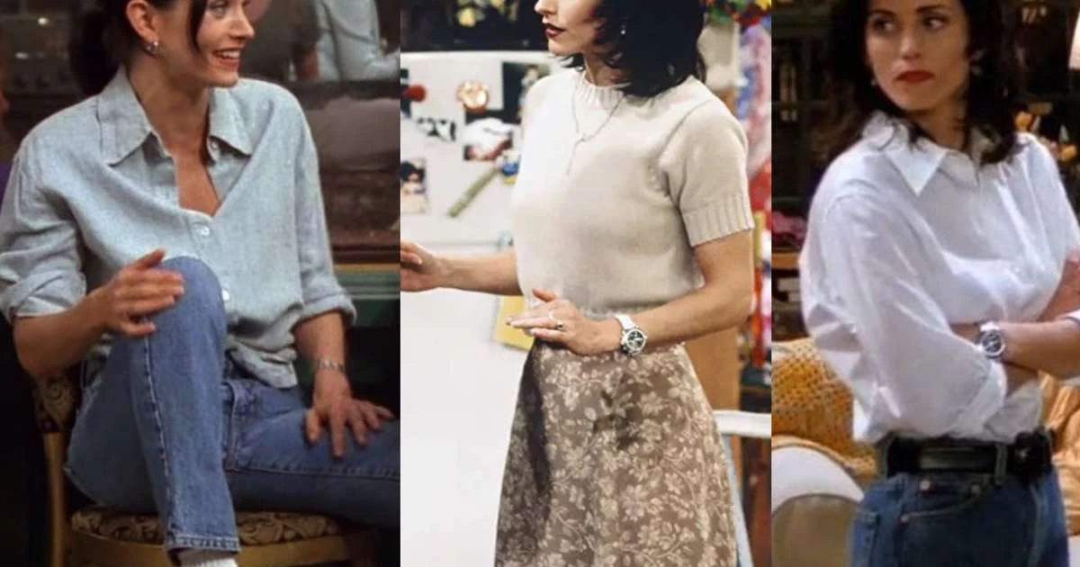 20 anos após fim de 'Friends', Mônica Geller mantém seu legado fashion: 20 fotos dos looks icônicos de Courtney Cox na série