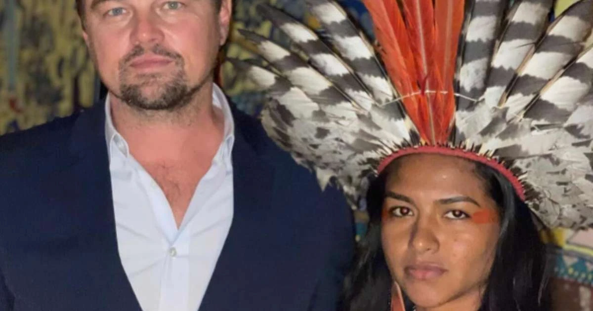 Leonardo DiCaprio participa do lançamento de filme sobre a Amazônia