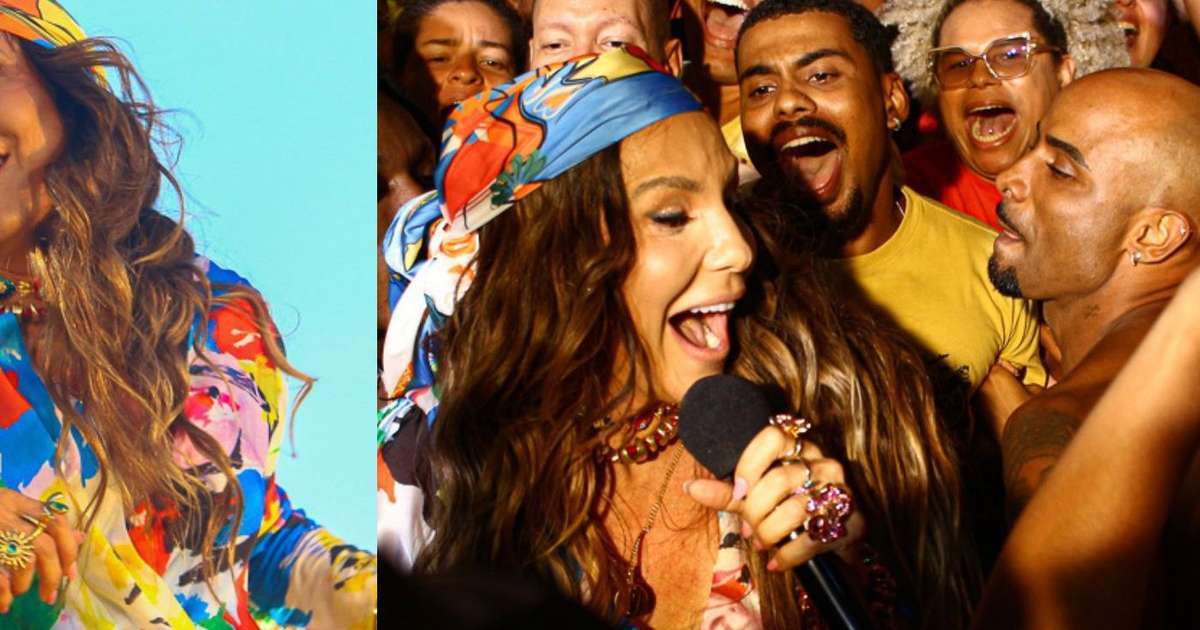 Rainha da Bahia! Ivete Sangalo arrasa com look vibrante e se joga no meio dos fãs durante gravação de novo EP; veja fotos