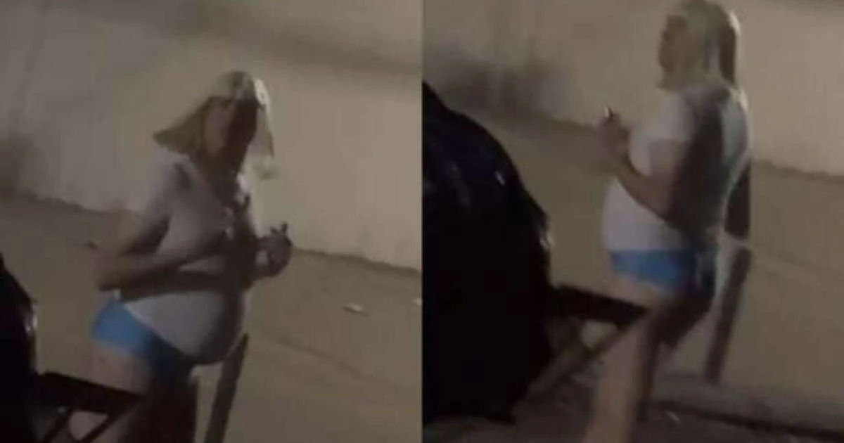 Flagra! Pastor é filmado andando de calcinha e peruca pelas ruas de Goiânia; veja o vídeo