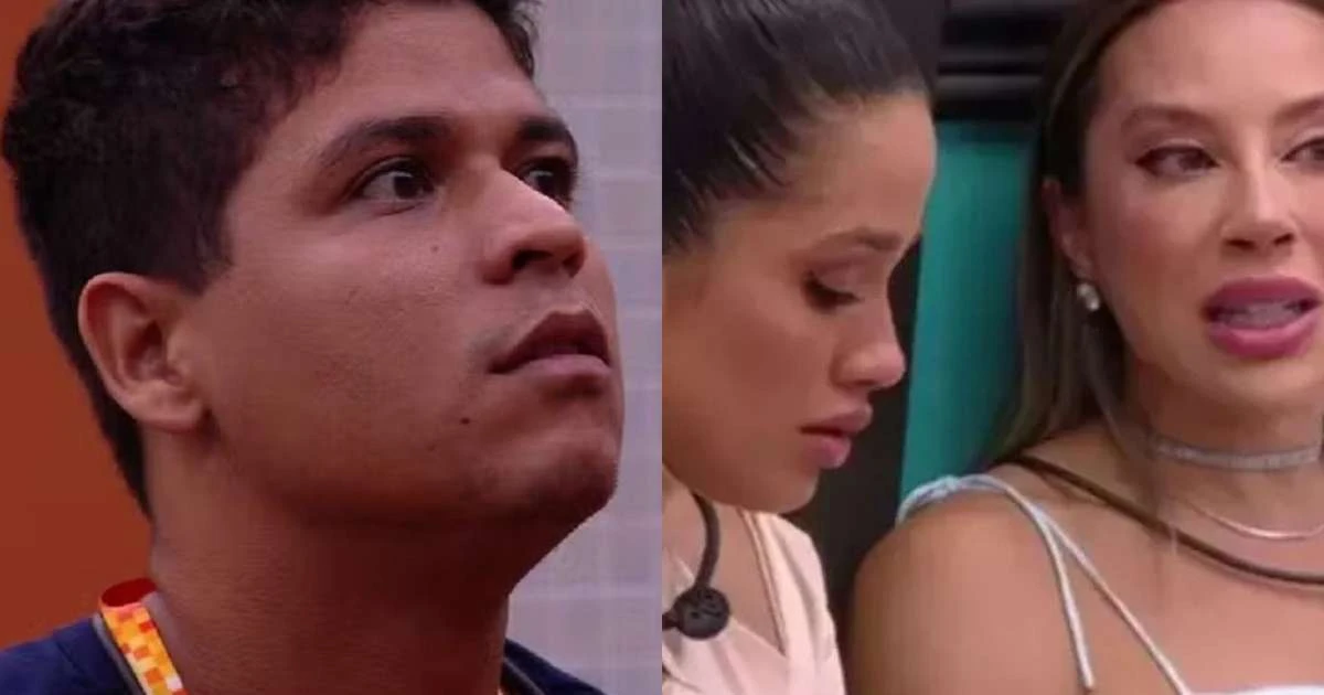 BBB25: Guilherme ouve conversa particular de Eva e Renata sobre o Paredão