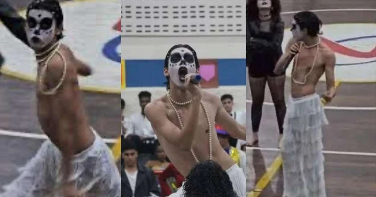 Jovem artista viraliza com dança de Ney Matogrosso em apresentação de escola na Bahia