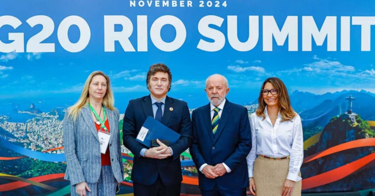 Quem é a mulher que acompanha Javier Milei no G20?