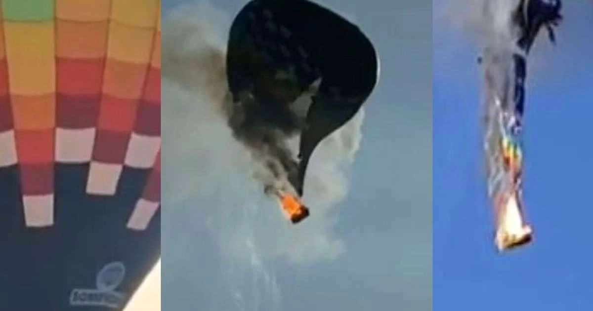 Piloto do balão que pegou fogo e matou 8 pessoas em Praia Grande (SC) chora ao detalhar acidente: 'Foi horrível'