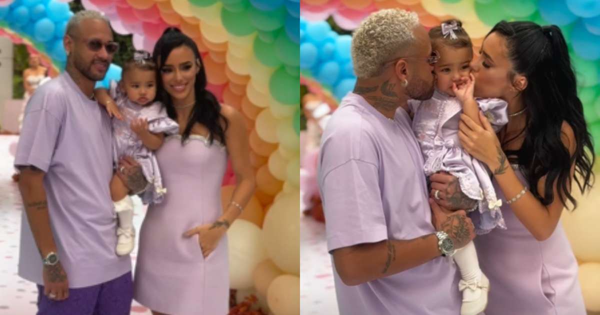 Bruna Biancardi e Neymar comemoram 1 ano de Mavie com festão de cair o queixo; confira!