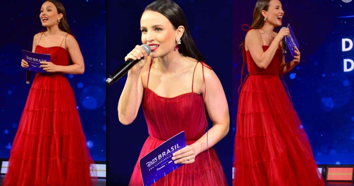 Uma verdadeira princesa! Larissa Manoela aposta em look de conto de fadas para primeiro evento da Disney no Brasil; fotos