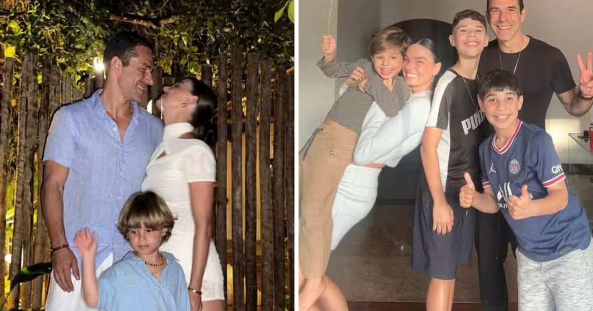 Marcus Buaiz celebra aniversário do enteado, Rael, filho de Isis Valverde