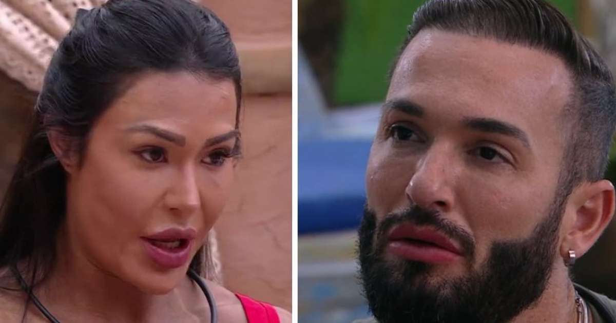 'BBB 25': Gracyanne coloca Diego na parede e fala mal na cara dele: 'Parece um...'