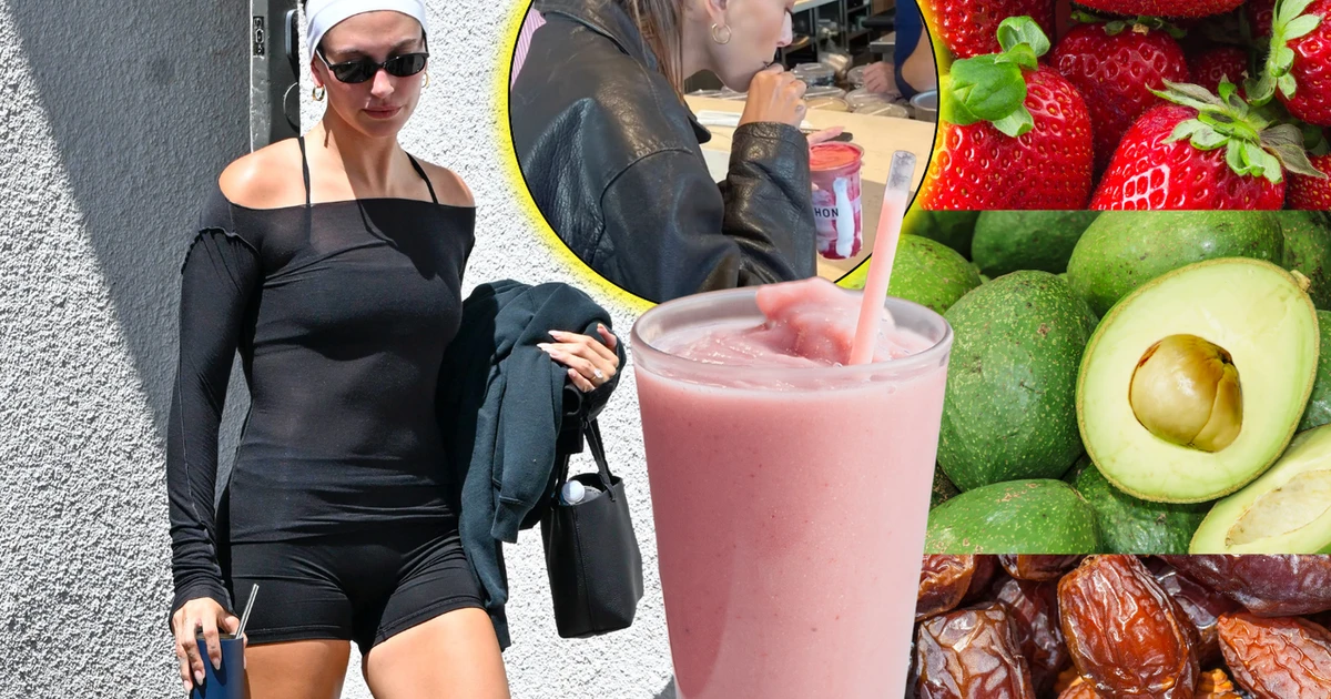 Com morango, abacate e tâmaras, o smoothie de Hailey Bieber custa mais de R$ 100 nos EUA, mas tem receita fácil de copiar em casa; veja