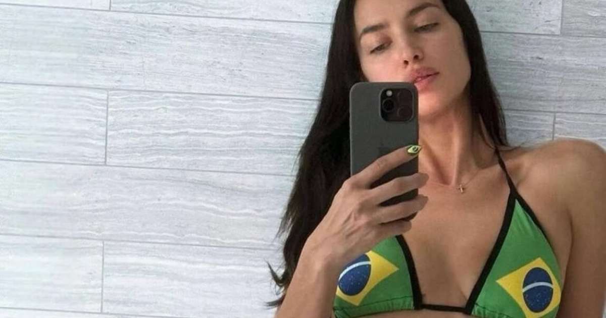 Ex de Cristiano Ronaldo e Tom Brady, Irina Shayk estreia no carnaval do Rio e compartilha fotos